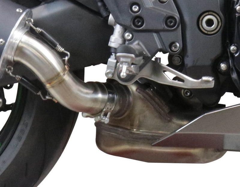 GPR Exhaust Kawasaki Ninja 1000 Sx 2021-2023, Satinox, Slip-on Exhaust Including Removable DB Killer and Link Pipe