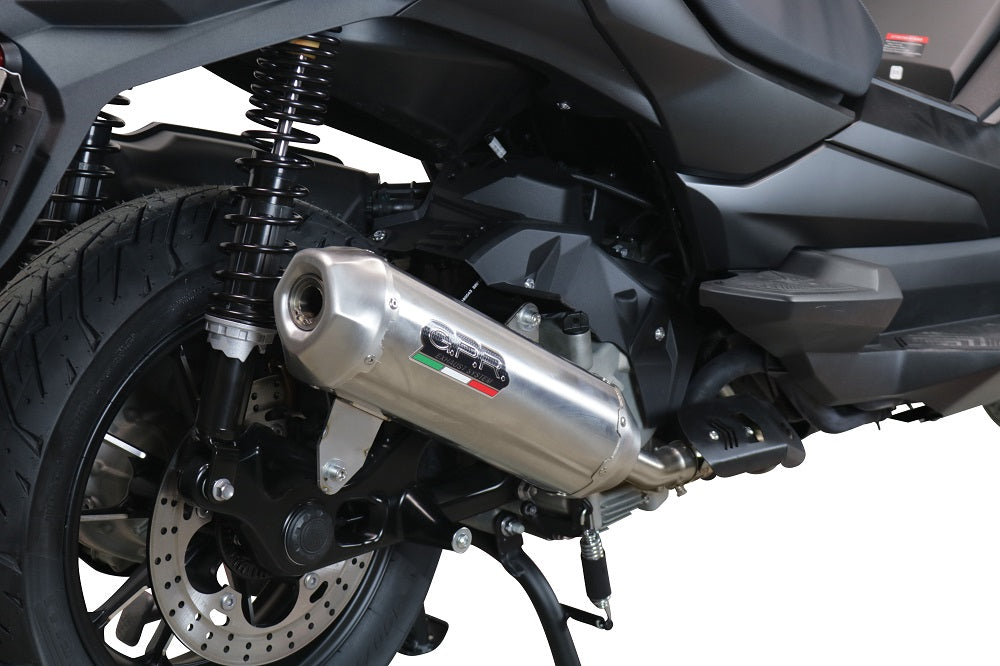 GPR Exhaust System Voge SR4 2022-2023, Pentaroad Inox, Slip-on Exhaust Including Link Pipe and Removable DB Killer