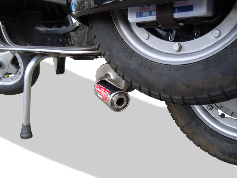 GPR Exhaust System Lml Star 125 4 Tempi / 4 Strokes Genuine Stella 2010-2013, Alluminio, Full System Exhaust, Including Removable DB Killer