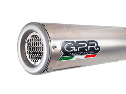 GPR Exhaust System Honda Crossrunner 800 VFR800X 2011-2014, M3 Inox , Slip-on Exhaust Including Removable DB Killer and Link Pipe