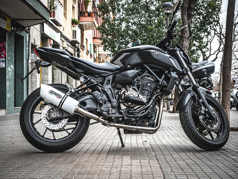 GPR Exhaust System Yamaha MT07 2017-2020, Albus Evo4, Full System Exhaust, Including Removable DB Killer