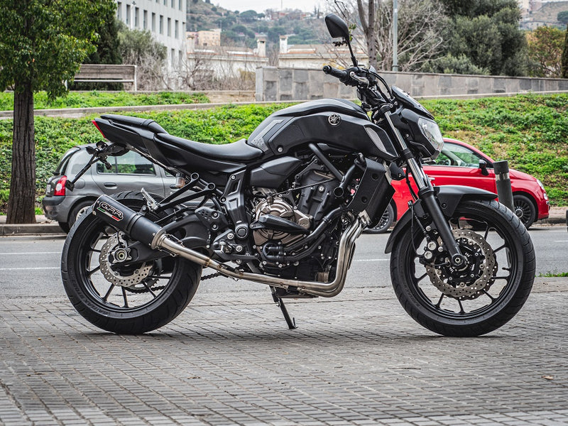 GPR Exhaust System Yamaha Xsr 700 2017-2020, M3 Black Titanium, Full System Exhaust, Including Removable DB Killer