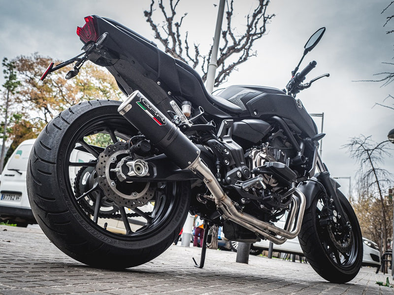 GPR Exhaust System Yamaha Xsr 700 2017-2020, M3 Black Titanium, Full System Exhaust, Including Removable DB Killer