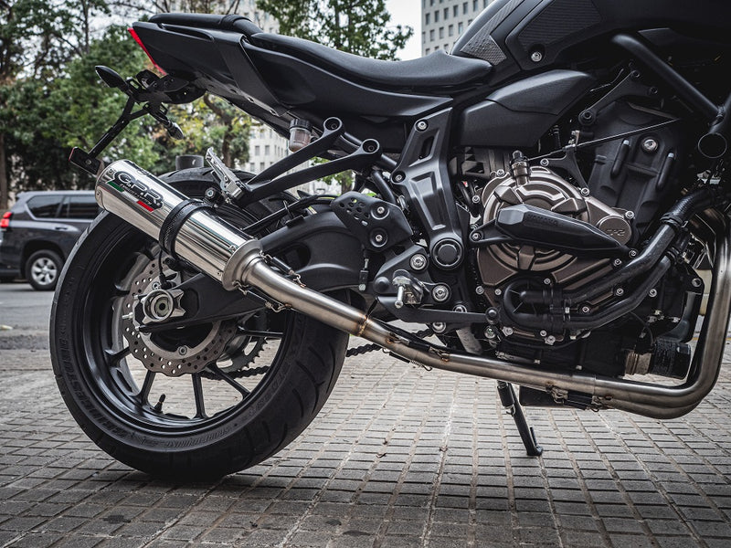 GPR Exhaust System Yamaha Xsr 700 2017-2020, M3 Inox , Full System Exhaust, Including Removable DB Killer