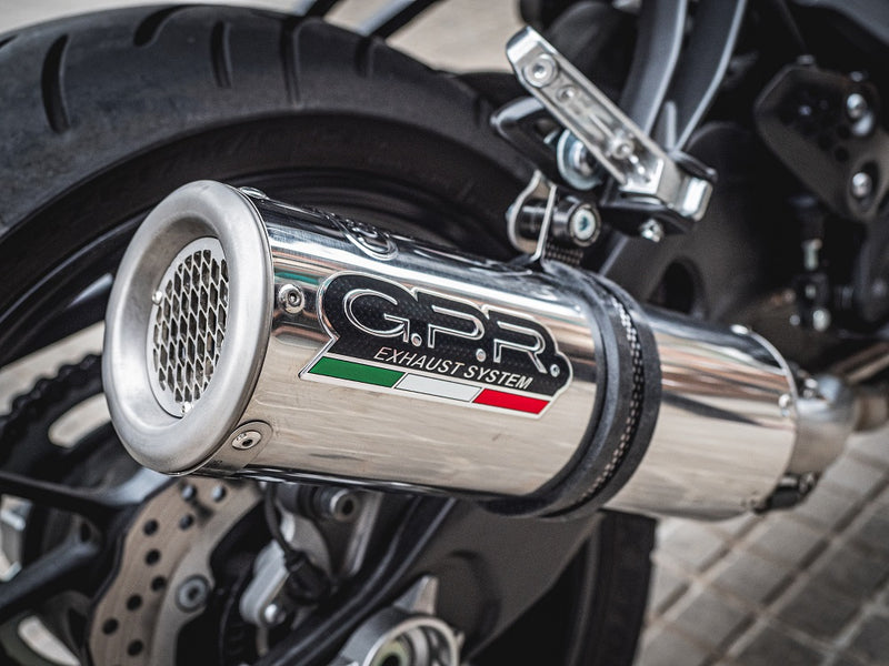 GPR Exhaust System Yamaha Xsr 700 2017-2020, M3 Inox , Full System Exhaust, Including Removable DB Killer