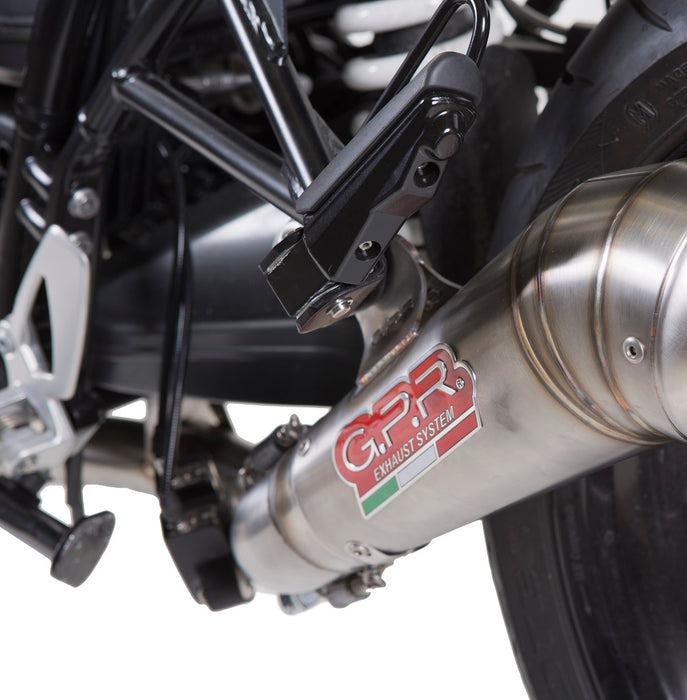 GPR Exhaust for Bmw R Nine-T 1200 - Pure - Racer - Scrambler - Urban G/S 2013-2016, Powercone Evo, Slip-on Exhaust Including Removable DB Killer and Link Pipe