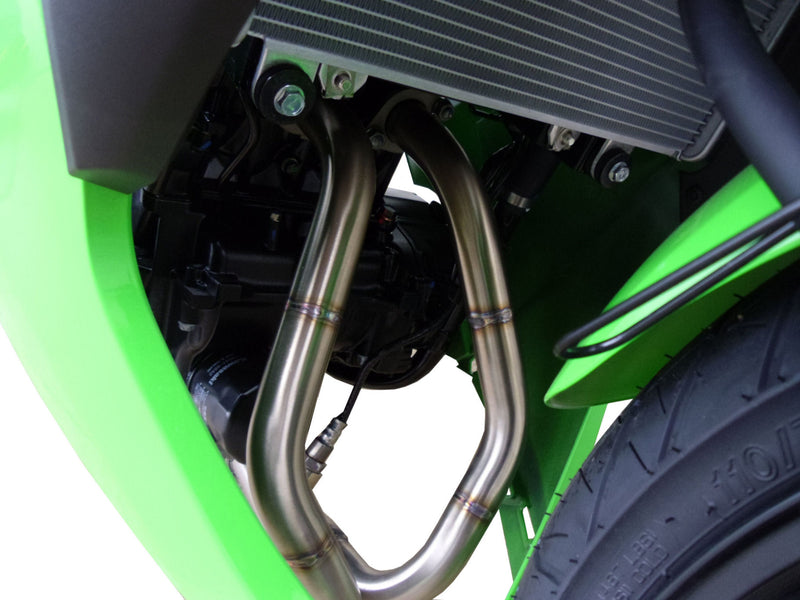 GPR Exhaust System Kawasaki Ninja 300R 2012-2017, M3 Inox , Full System Exhaust, Including Removable DB Killer