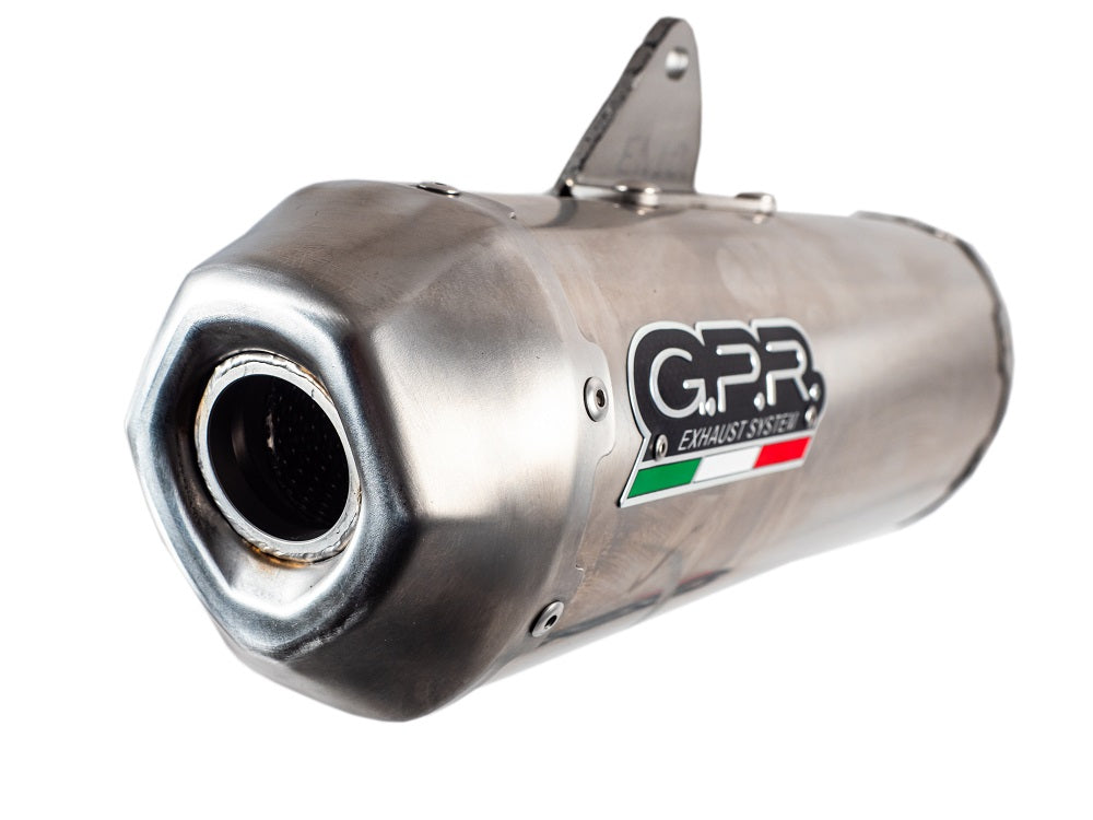 GPR Exhaust System Husqvarna Fc 250 2019-2023, Pentacross Inox, Full System Exhaust, Including Removable DB Killer/spark arrestor