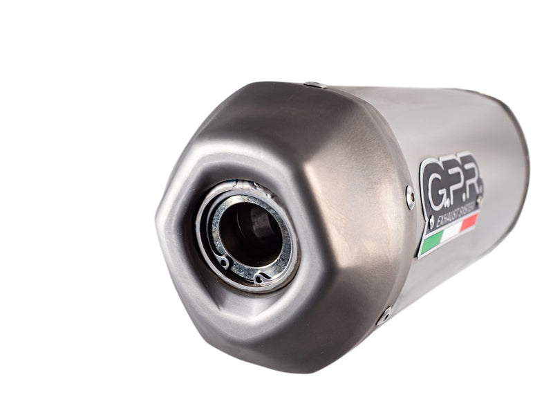 GPR Exhaust System Husqvarna FE250 2019-2023, Pentacross FULL Titanium, Full System Exhaust, Including Removable DB Killer/spark arrestor