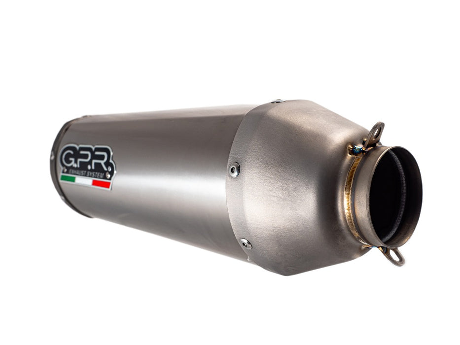 GPR Exhaust System Husqvarna FE250 2019-2023, Pentacross FULL Titanium, Full System Exhaust, Including Removable DB Killer/spark arrestor