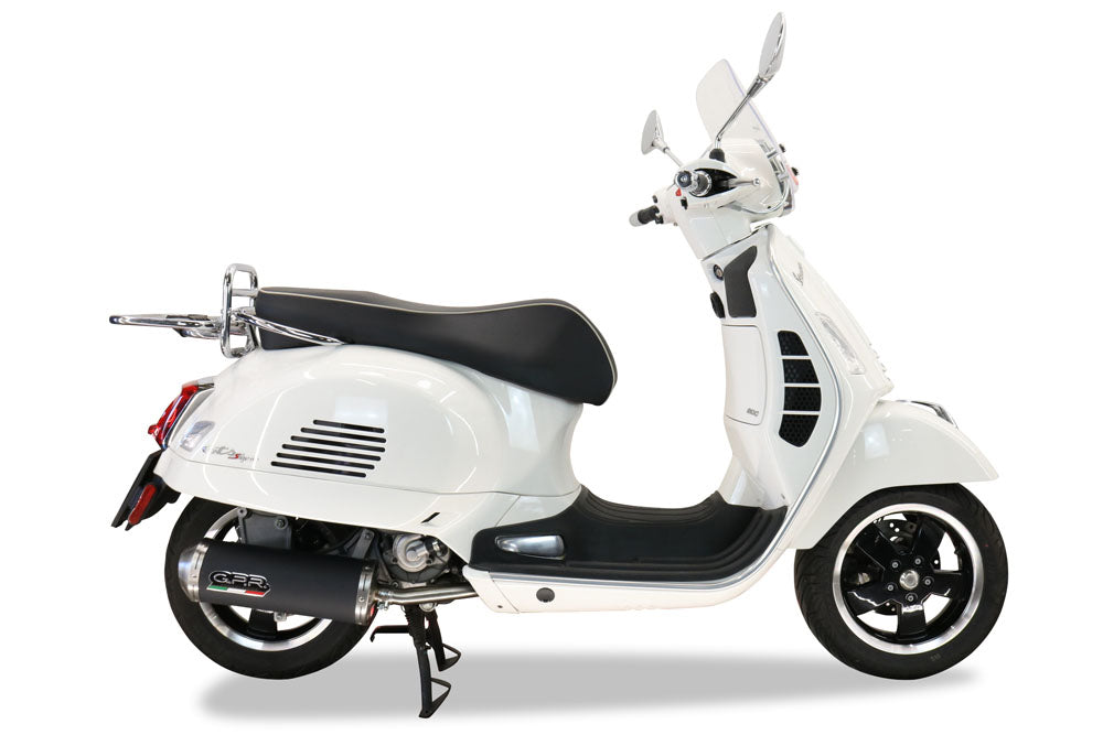GPR Exhaust System Piaggio Vespa 125 Gts-Gtv-Super 2006-2016, Evo4 Road, Full System Exhaust, Including Removable DB Killer