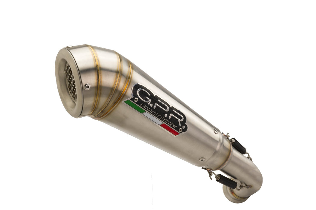GPR Exhaust System Ducati Hypermotard 821 2013-2016, Powercone Evo, Slip-on Exhaust Including Removable DB Killer and Link Pipe