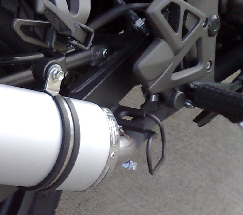 GPR Exhaust System Kymco Quannon 125 2007-2016, Trioval, Slip-on Exhaust Including Removable DB Killer and Link Pipe