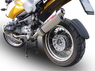 GPR Exhaust for Bmw R850R 2003-2007, Trioval, Slip-on Exhaust Including Removable DB Killer and Link Pipe