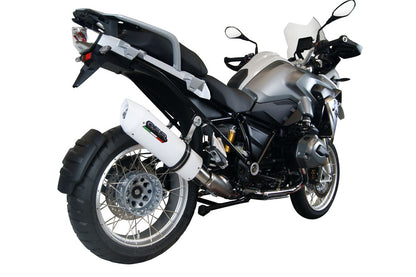 GPR Exhaust for Bmw R1200GS 2017-2018, Albus Evo4, Slip-on Exhaust Including Removable DB Killer and Link Pipe