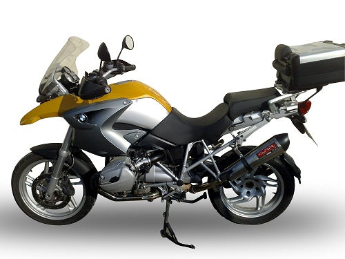 GPR Exhaust for Bmw R1200GS - Adventure 2005-2010, Gpe Ann. titanium, Slip-on Exhaust Including Removable DB Killer and Link Pipe