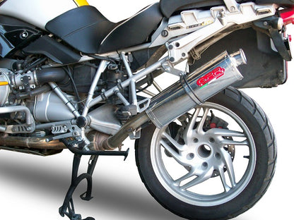 GPR Exhaust for Bmw R1200GS - Adventure 2004-2009, Trioval, Slip-on Exhaust Including Removable DB Killer and Link Pipe