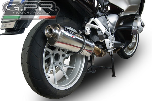 GPR Exhaust for Bmw R1200RT LC 2014-2016, Trioval, Slip-on Exhaust Including Removable DB Killer and Link Pipe