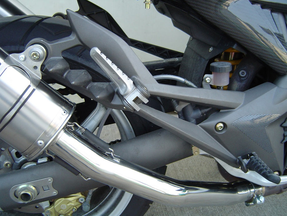 GPR Exhaust System Cagiva Raptor 1000 2000-2003, Furore Nero, Dual slip-on Including Removable DB Killers and Link Pipes