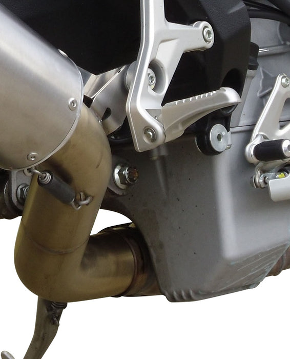 GPR Exhaust System Mv Agusta F3 800 2021-2023, Gpe Ann. Poppy, Slip-on Exhaust Including Link Pipe and Removable DB Killer