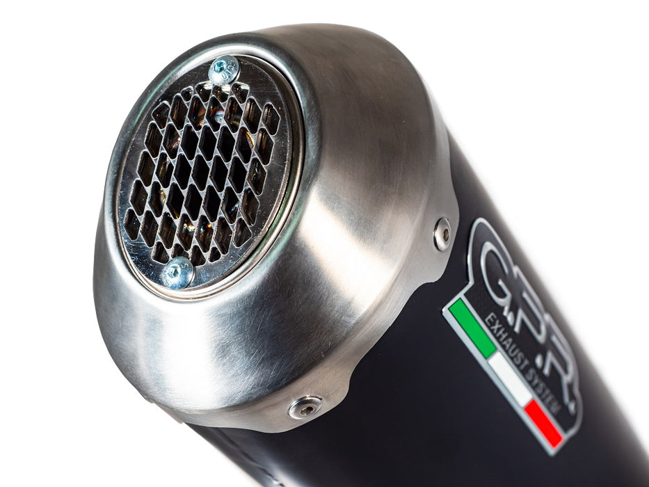 GPR Exhaust for Aprilia Sportcity 125 2004-2008, Evo4 Road, Slip-on Exhaust Including Removable DB Killer and Link Pipe