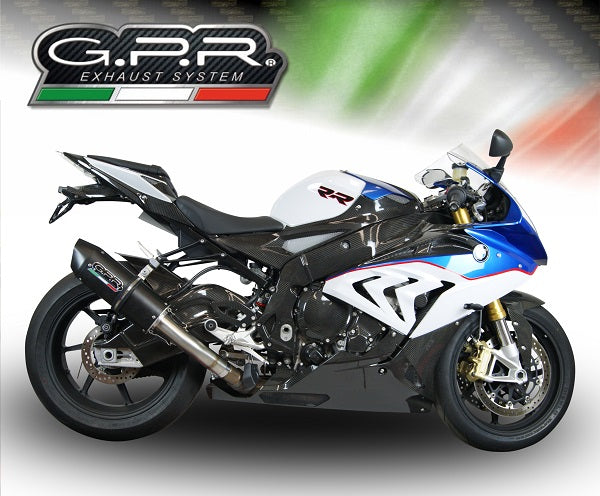 GPR Exhaust for Bmw S1000RR 2015-2016, Furore Poppy, Slip-on Exhaust Including Removable DB Killer and Link Pipe
