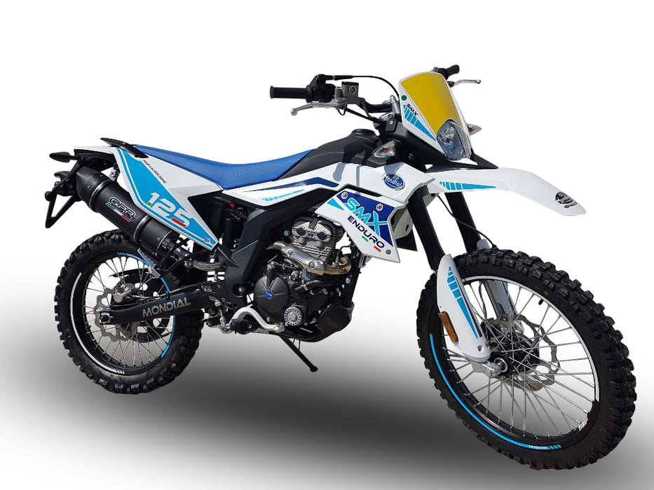 GPR Exhaust System F.B. Mondial Smx 125 Enduro 2018-2020, Furore Poppy, Slip-on Exhaust Including Link Pipe and Removable DB Killer