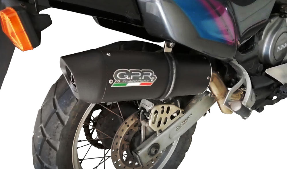 GPR Exhaust System Yamaha Xtz 750 Supertenere 1989-1997, Furore Poppy, Slip-on Exhaust Including Removable DB Killer and Link Pipe