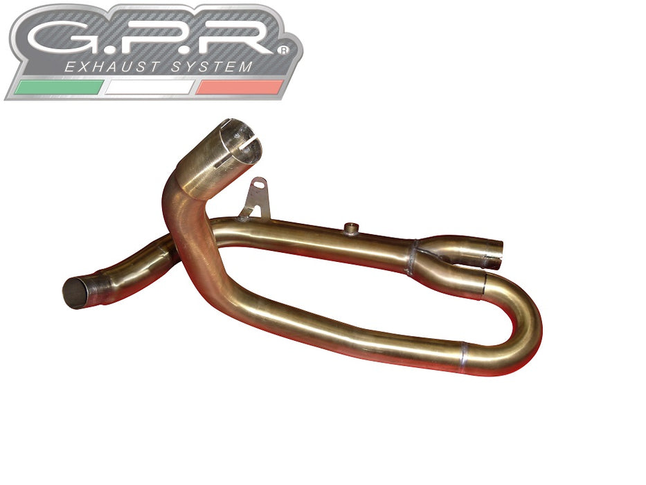 GPR Exhaust System Suzuki SV650A 2021-2023, GP Evo4 Poppy, Slip-on Exhaust Including Removable DB Killer and Link Pipe