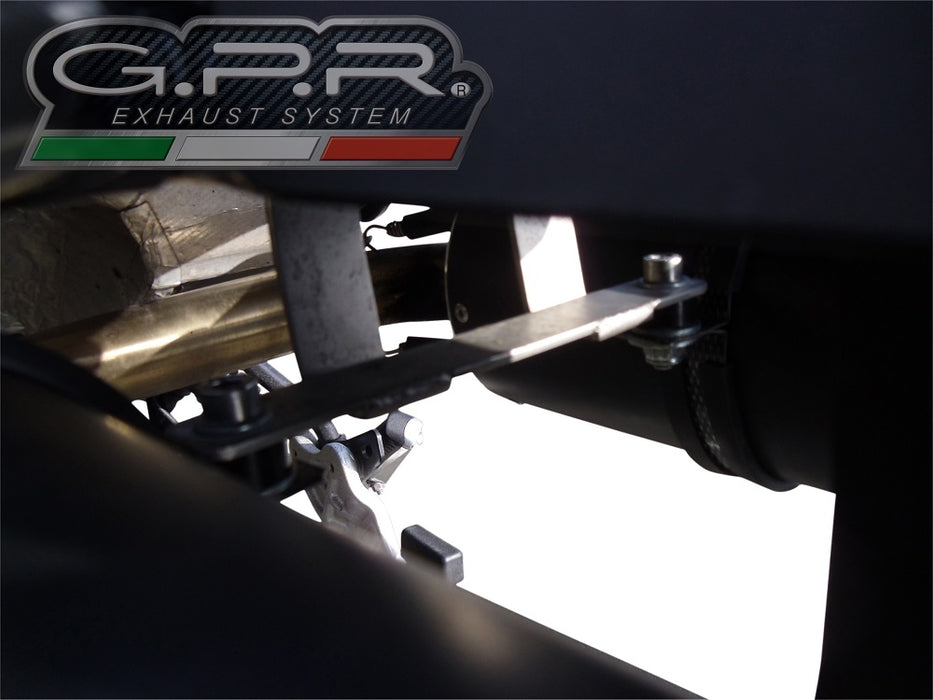 GPR Exhaust System Yamaha Xt 660 Z Teneré 2008-2016, Satinox , Dual slip-on Including Removable DB Killers and Link Pipes