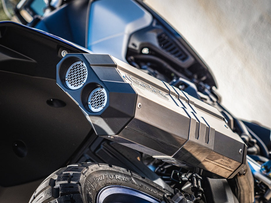 GPR Exhaust System Yamaha Tenere 700 2019-2020, Sonic Titanium, Slip-on Exhaust Including Removable DB Killer and Link Pipe