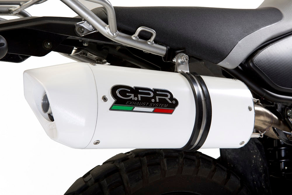 GPR Exhaust System Yamaha Tricker 250 2005-2008, Albus Ceramic, Full System Exhaust, Including Removable DB Killer