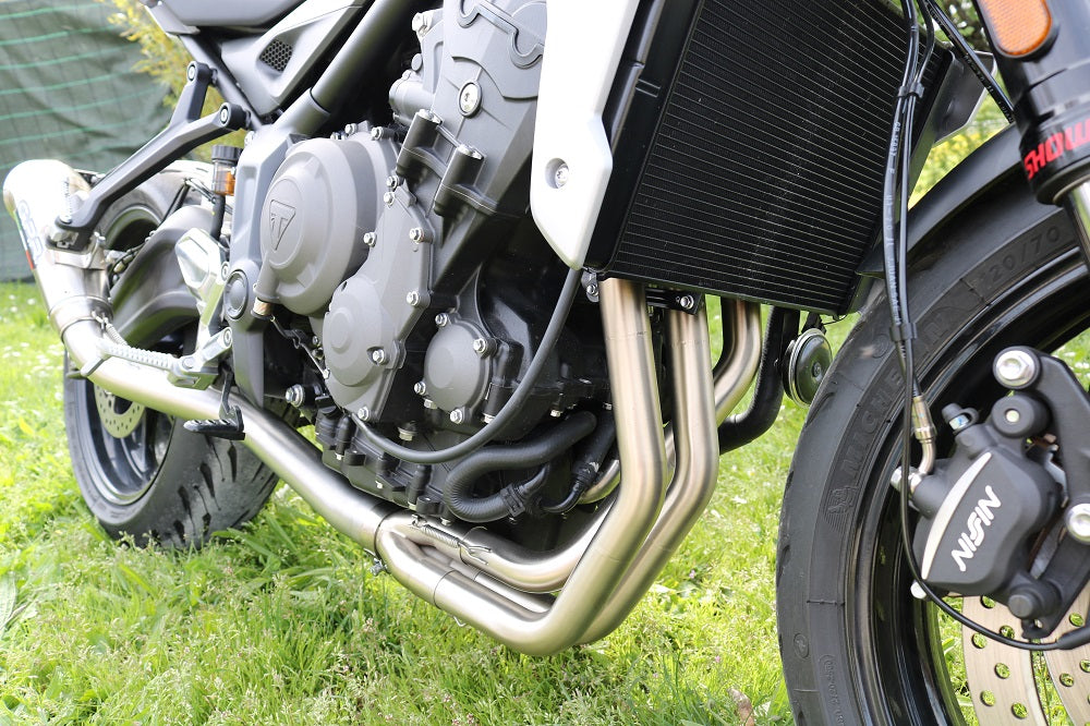 GPR Exhaust System Triumph Trident 660 2021-2023, Powercone Evo, Full System Exhaust, Including Removable DB Killer