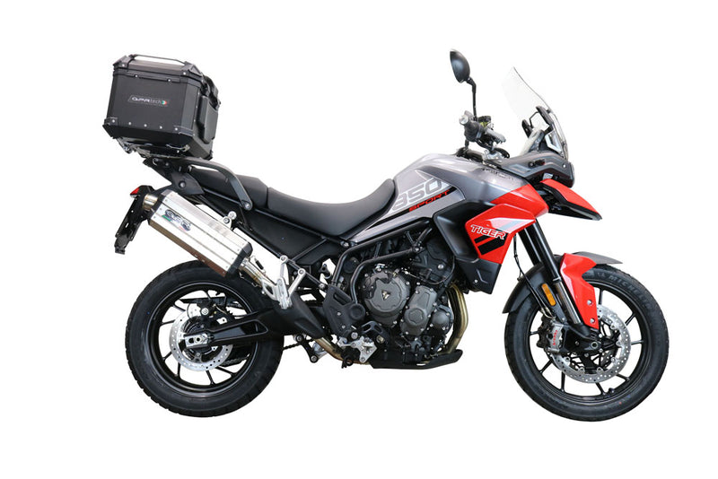 Triumph Tiger 900 2020-2023 GPR TECH 35 L Aluminum Top Case in Black with Specific Plate Included