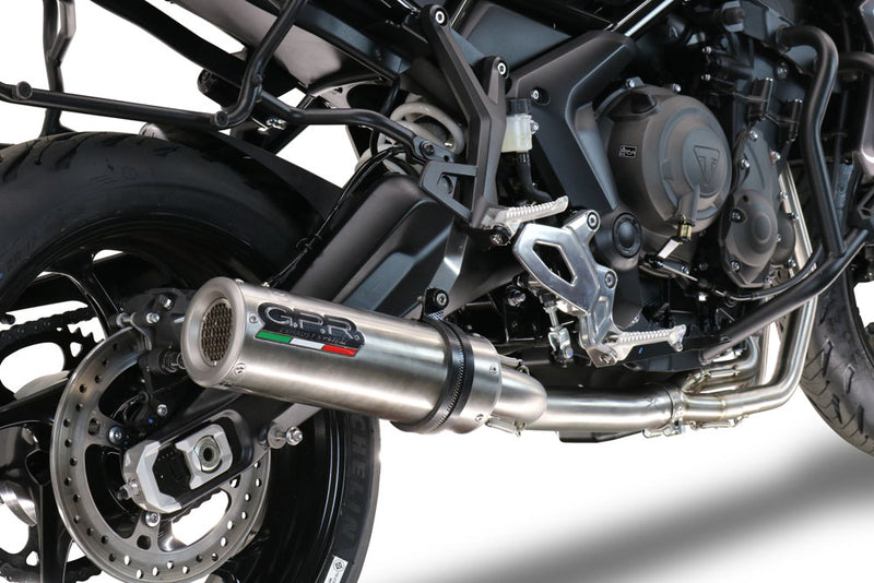 GPR Exhaust System Triumph Tiger Sport 660 2022-2023, M3 Inox, Full System Exhaust, Including Removable DB Killer