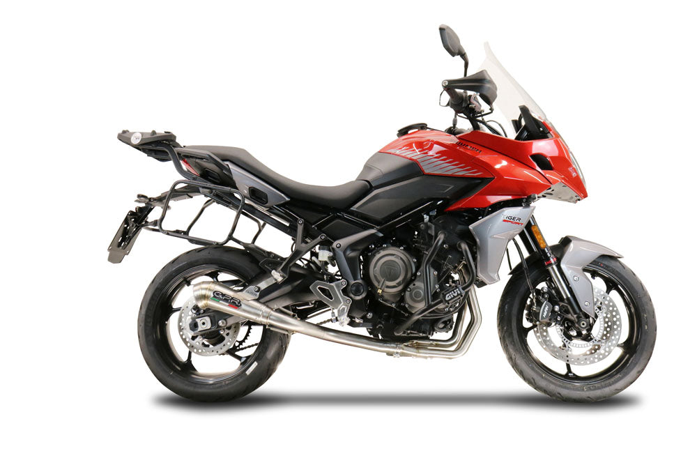 GPR Exhaust System Triumph Tiger Sport 660 2022-2023, Powercone Evo, Full System Exhaust, Including Removable DB Killer