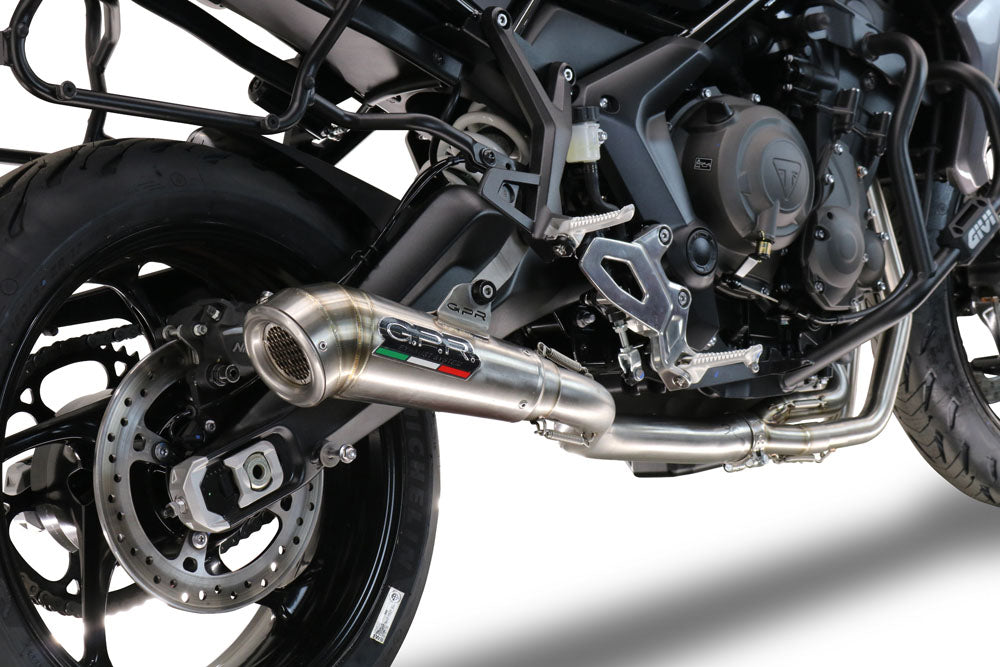 GPR Exhaust System Triumph Tiger Sport 660 2022-2023, Powercone Evo, Full System Exhaust, Including Removable DB Killer