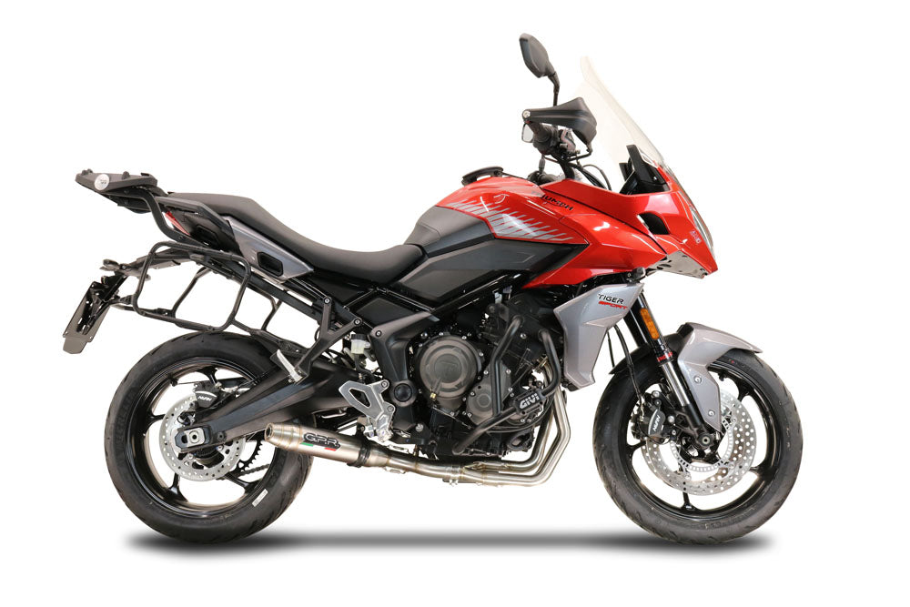 GPR Exhaust System Triumph Tiger Sport 660 2022-2023, Deeptone Inox, Full System Exhaust, Including Removable DB Killer