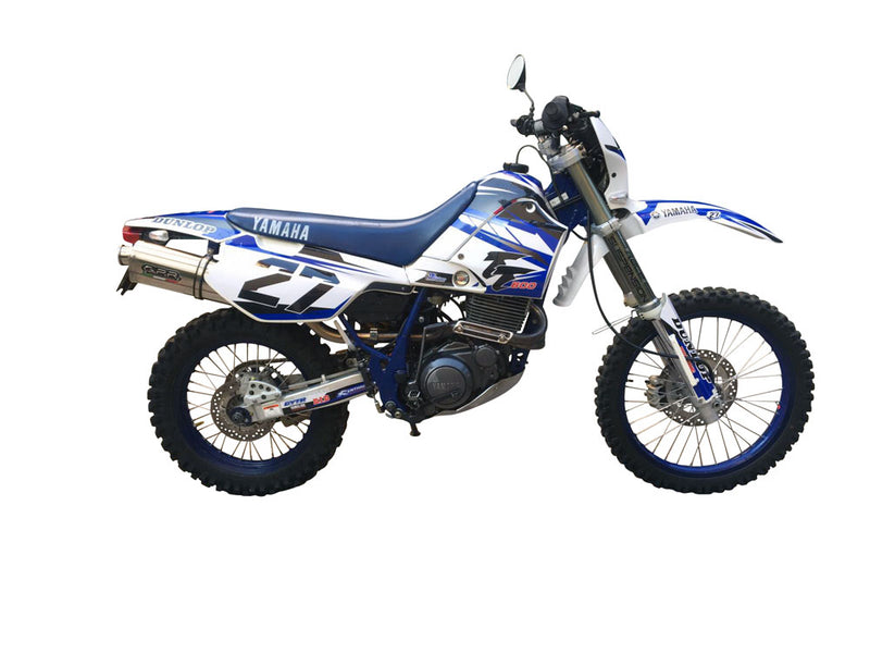 GPR Exhaust System Yamaha Tt 600 1983-1997, Trioval, Slip-on Exhaust Including Removable DB Killer and Link Pipe