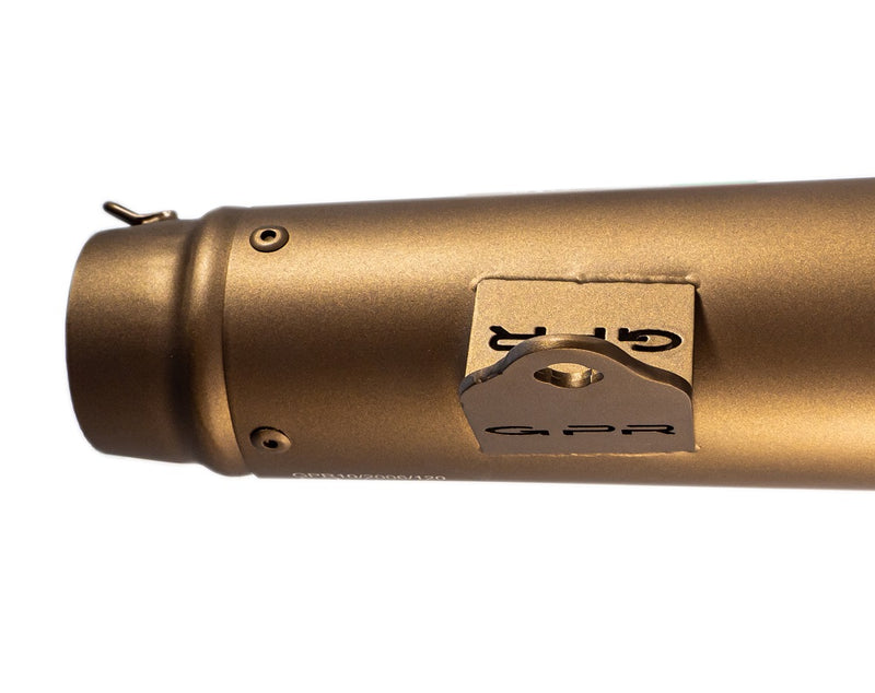 GPR Exhaust for Bmw K100 1983-1994, Ultracone Bronze Cafè Racer, Universal silencer, Including Removable DB Killer, without Link Pipe
