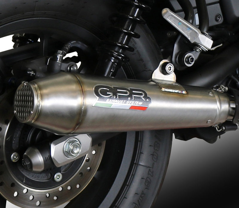 GPR Exhaust System Zontes 350 X1 2022-2023, Ultracone, Full System Exhaust, Including Removable DB Killer
