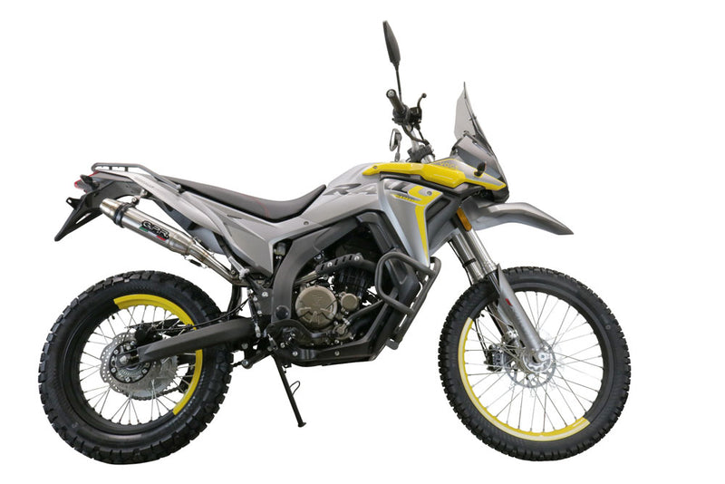 GPR Exhaust System Voge Valico 300 Rally 2022-2023, Deeptone Inox, Slip-on Exhaust Including Link Pipe and Removable DB Killer