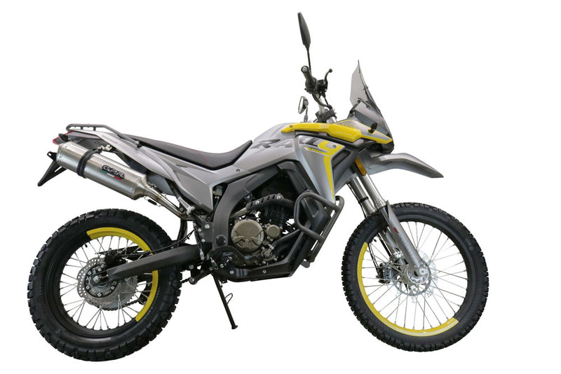 GPR Exhaust System Voge Valico 300 Rally 2022-2023, Satinox , Slip-on Exhaust Including Link Pipe and Removable DB Killer