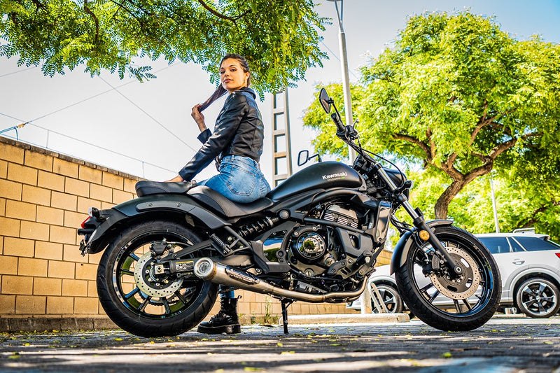 GPR Exhaust System Kawasaki Vulcan 650 2018-2020, Powercone Evo, Full System Exhaust, Including Removable DB Killer