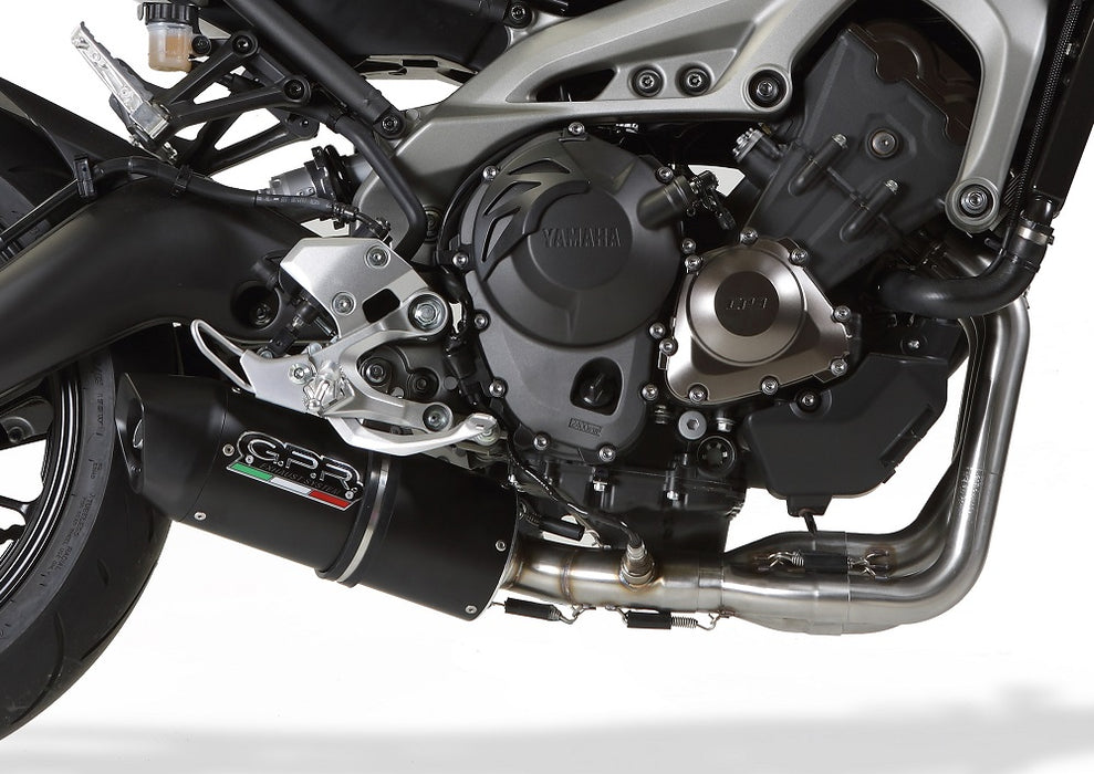 GPR Exhaust System Yamaha XSR900 2016-2020, Furore Evo4 Poppy, Full System Exhaust, Including Removable DB Killer