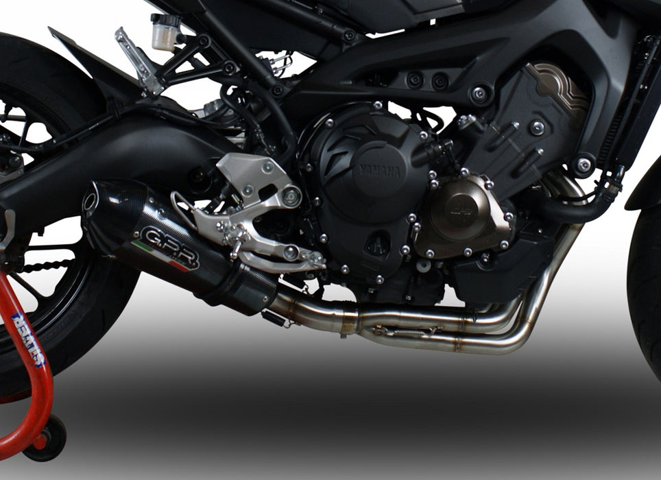 GPR Exhaust System Yamaha XSR900 2016-2020, Gpe Ann. Poppy, Full System Exhaust, Including Removable DB Killer