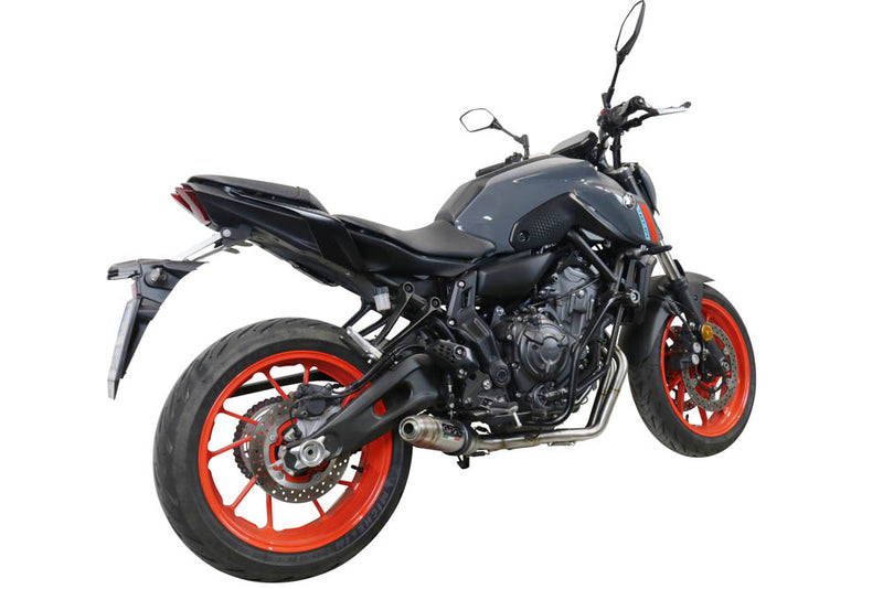 GPR Exhaust System Yamaha Xsr 700 2021-2023, Deeptone Inox, Full System Exhaust, Including Removable DB Killer