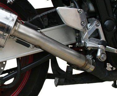 GPR Exhaust System Yamaha Fzs 600 Fazer 1998-2003, Furore Nero, Slip-on Exhaust Including Removable DB Killer and Link Pipe
