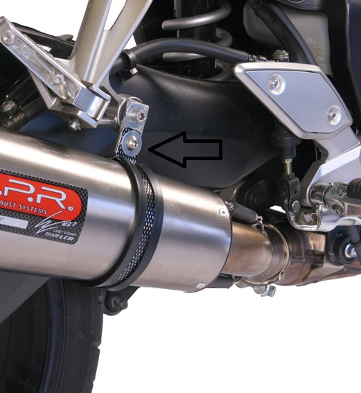 GPR Exhaust System Yamaha FZ1 Fazer 1000 2006-2014, Gpe Ann. titanium, Slip-on Exhaust Including Removable DB Killer and Link Pipe