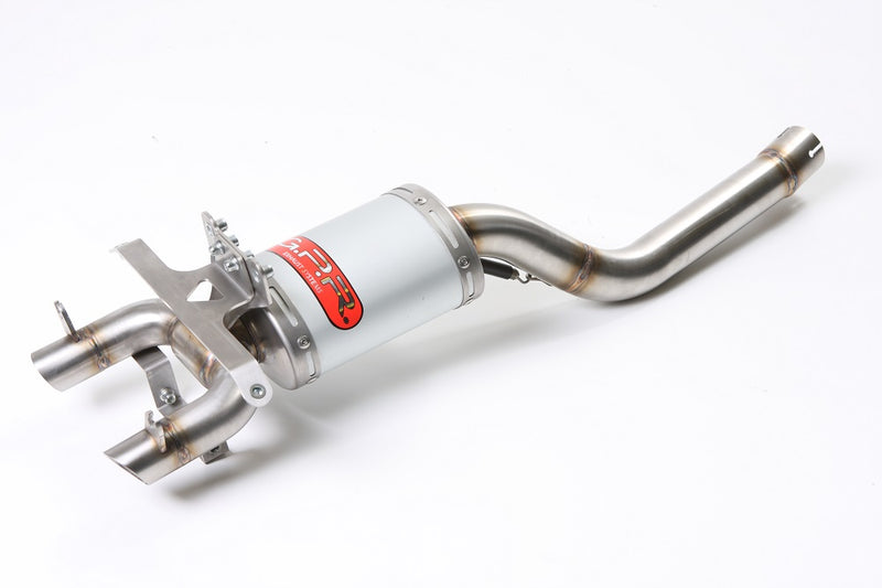 GPR Exhaust System Yamaha Fz6 600-Fazer S1-S2 2004-2013, Alluminio Ghost, Slip-on Exhaust Including Removable DB Killer and Link Pipe
